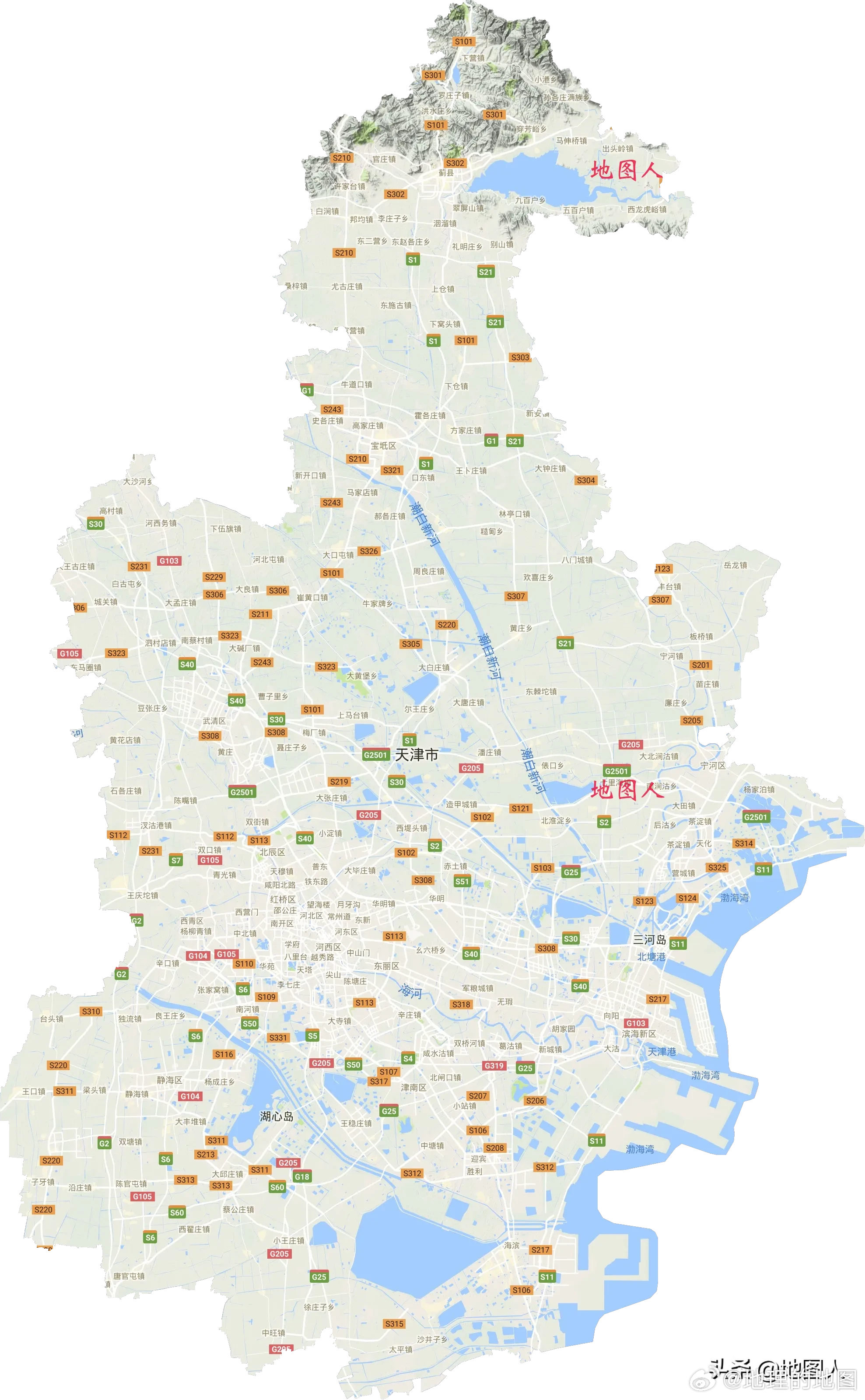 天津最新地图，多维视角展现城市发展碰撞观点